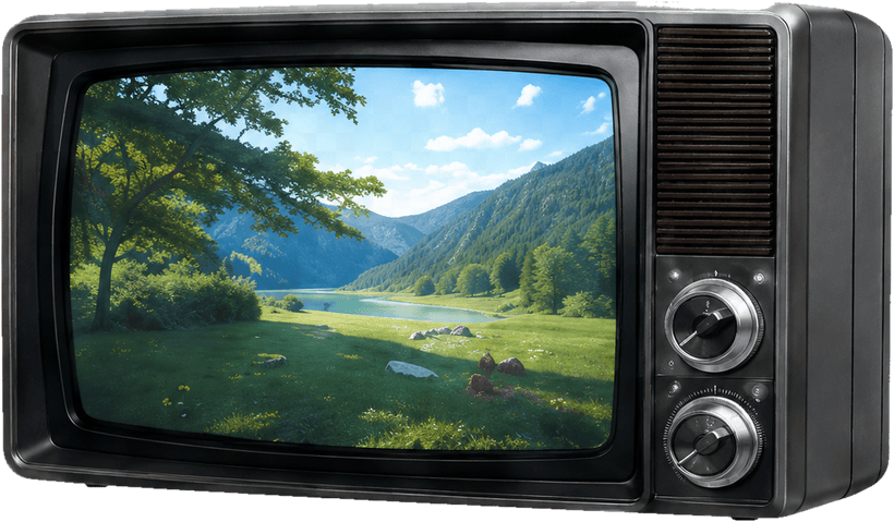 Televisao de tubo de imagem CRT